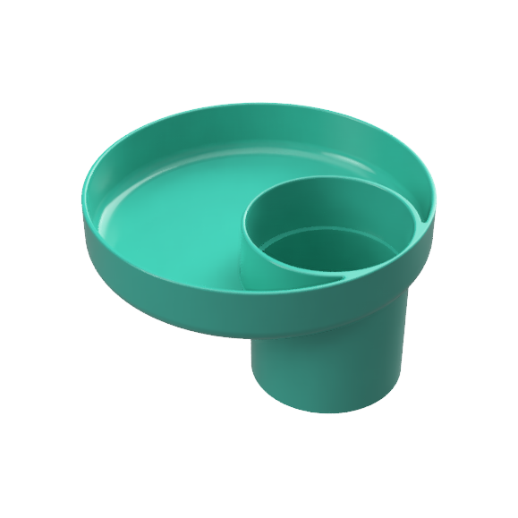 My Travel Tray Universal Child Cup and Food Tray - Teal