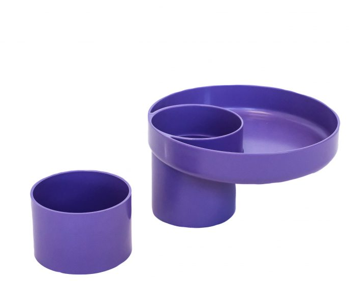 My Travel Tray Universal Child Cup and Food Tray - Violet
