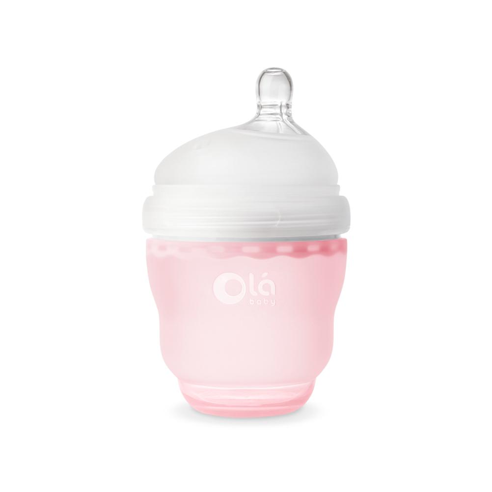 OlaBaby Gentle Bottle 4oz in Rose