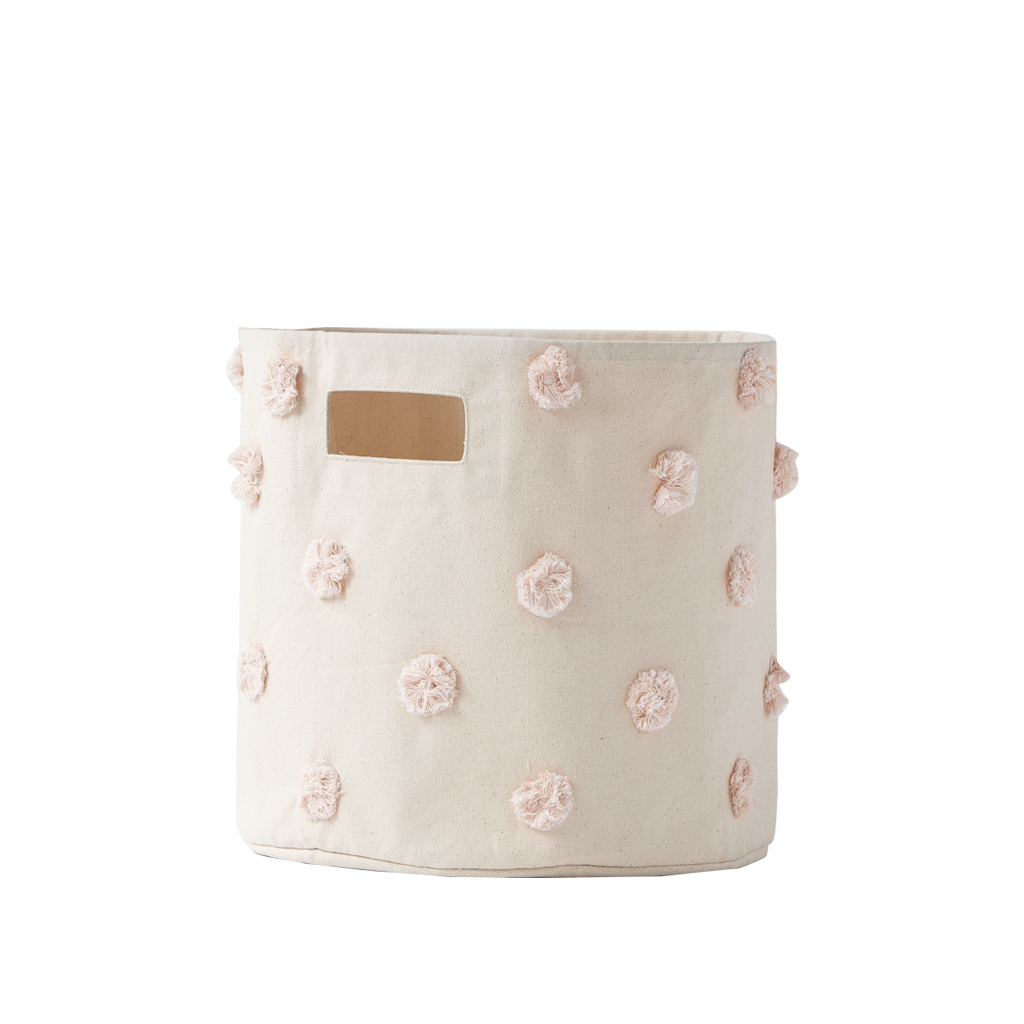 Pehr Designs Blush Pink Pom Pom Bin