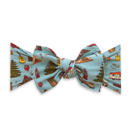 Baby Bling Printed Knot Headband Goin' Campin