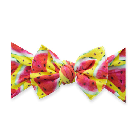 Baby Bling Bows Printed Knot Juicy