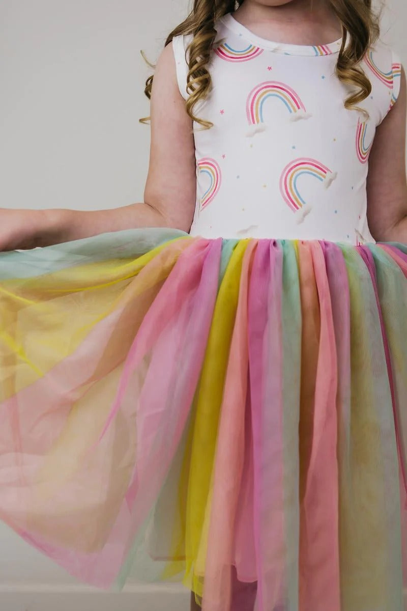 Rainbow Dreams Tank Tutu Dress
