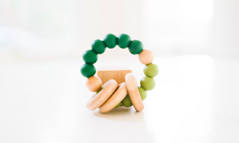 Bannor Toys Fall Limited Classic Teether in Emerald