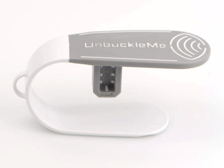 UnBuckleMe Car Seat Tool in Grey & White