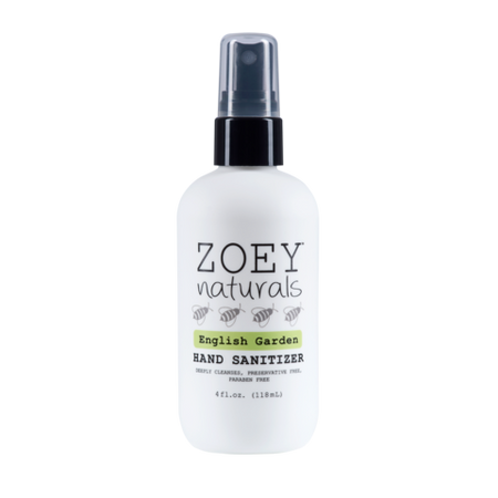 Zoey Naturals Hand Sanitizer - English Garden