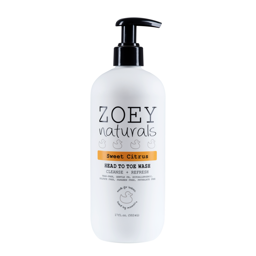 Zoey Naturals Sweet Citrus Head To Toe Wash