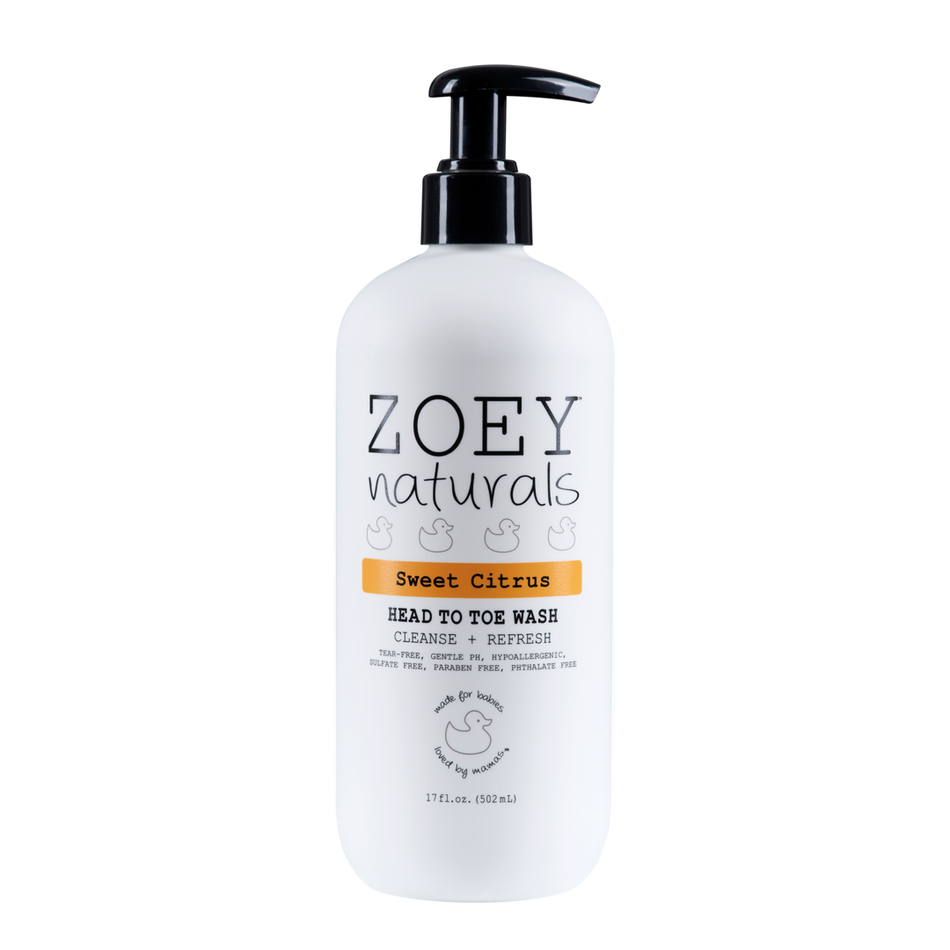 Zoey Naturals Sweet Citrus Head To Toe Wash