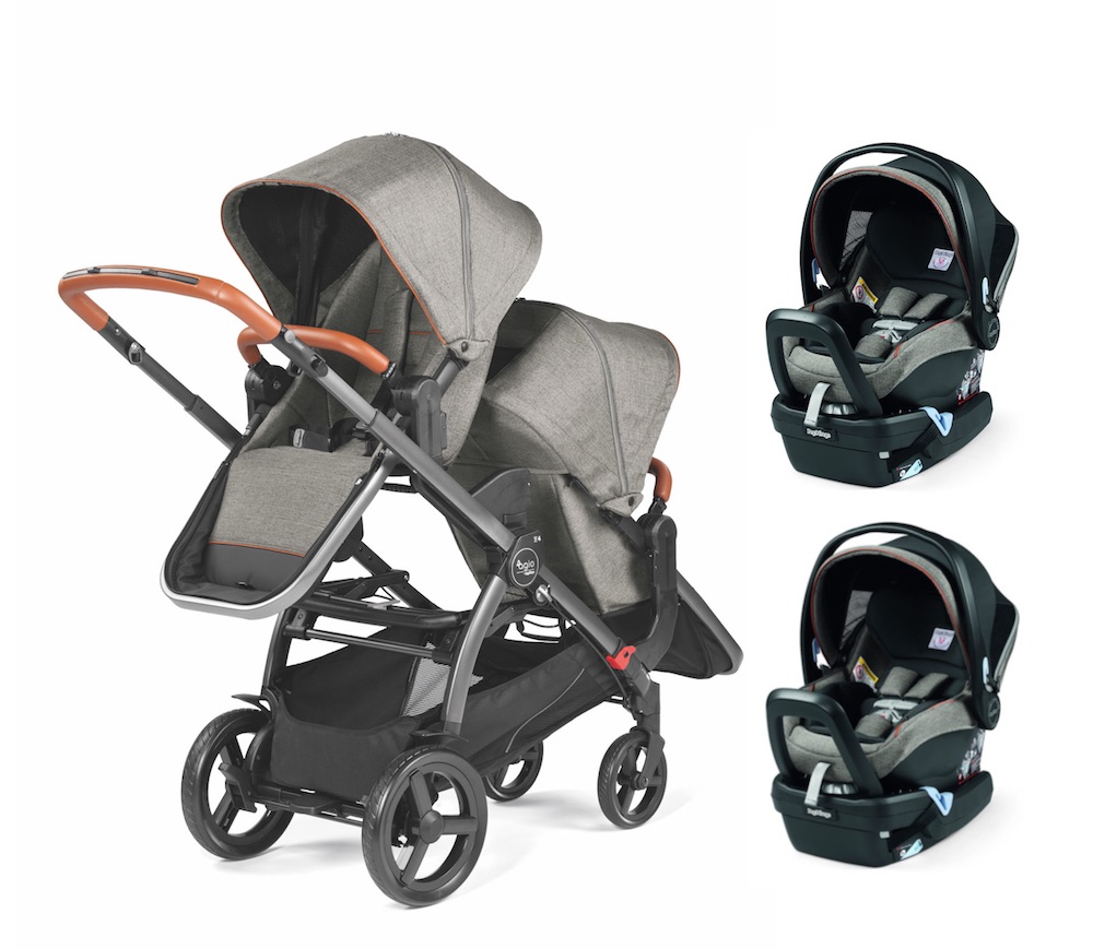 travel double stroller for infant and toddler