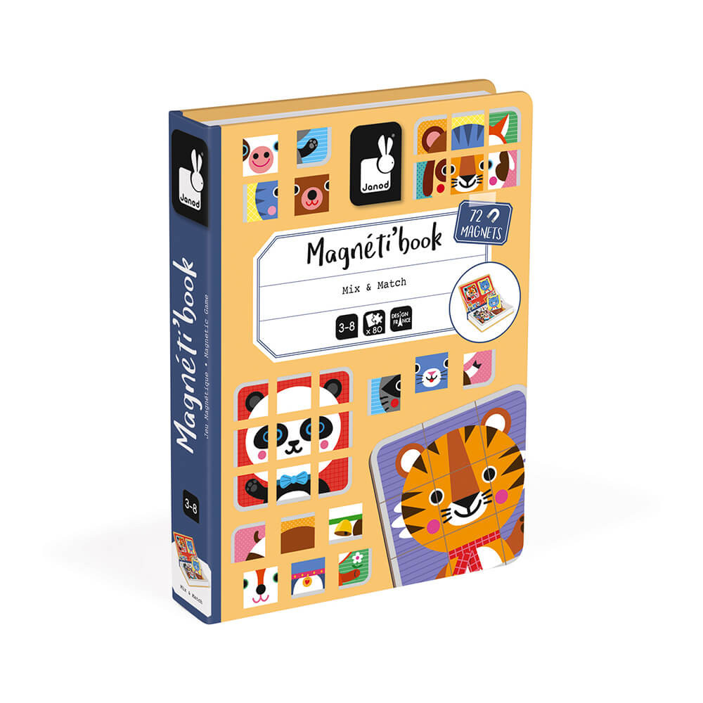 Janod Toys Magneti'book - Mix & Match - Destination Baby & Kids